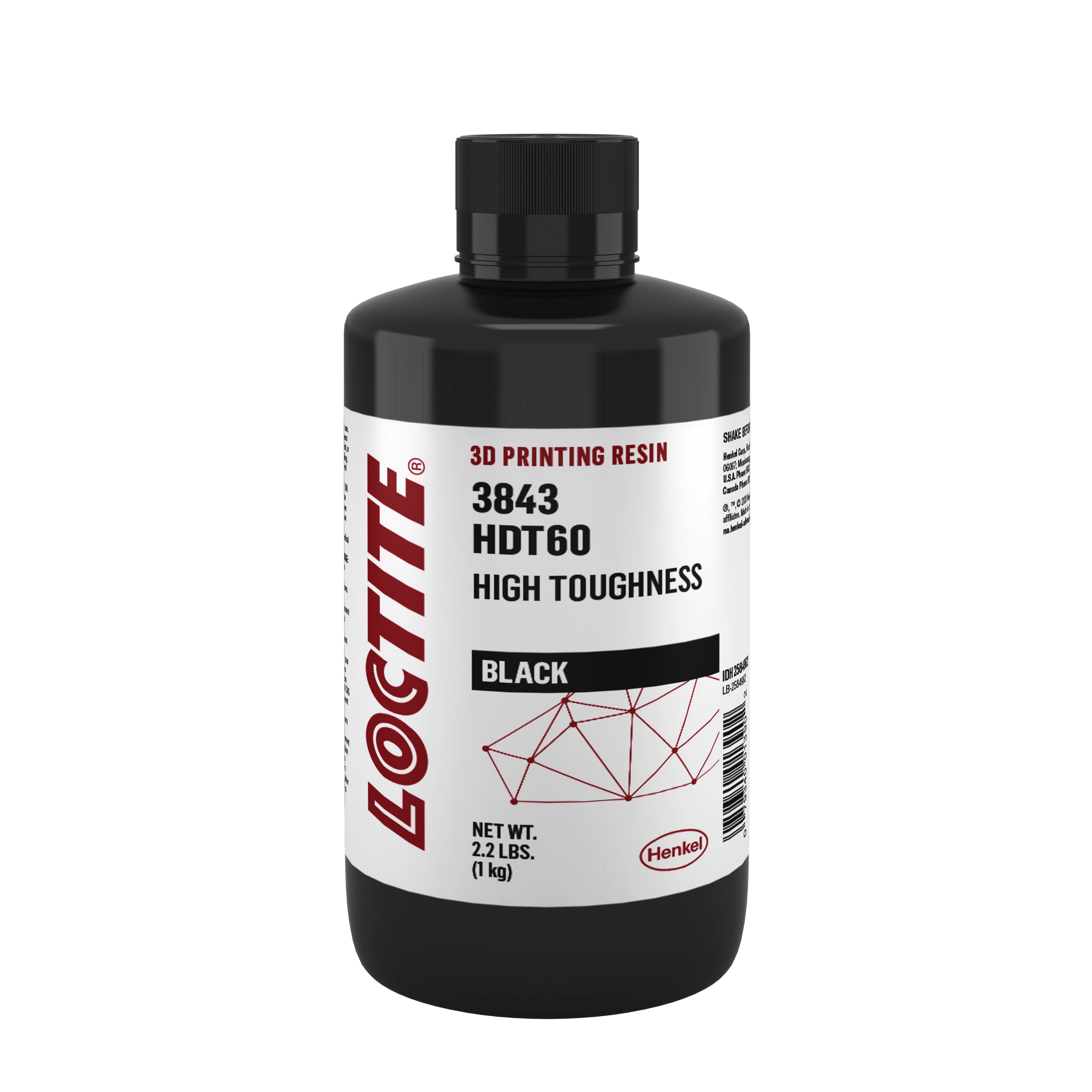 Materialen - Henkel/Loctite 3D-hars 3843 - Matzwart (1KG)