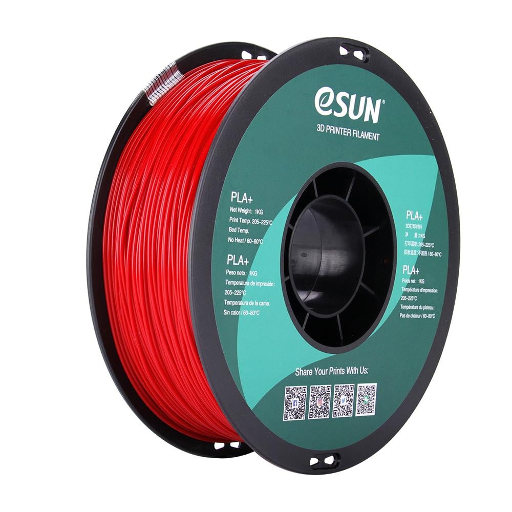 Materialien - eSUN Filament PLA+ - Feuerwehrrot (1,75mm)