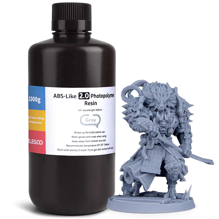 Materials - ELEGOO Resin ABS-Like 2.0 - Grey (1KG)